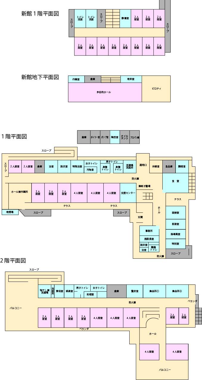 施設紹介＿桃李園の理念MAP